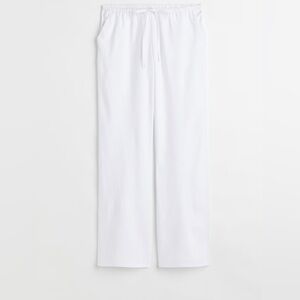 H&M White Wide Leg Pants